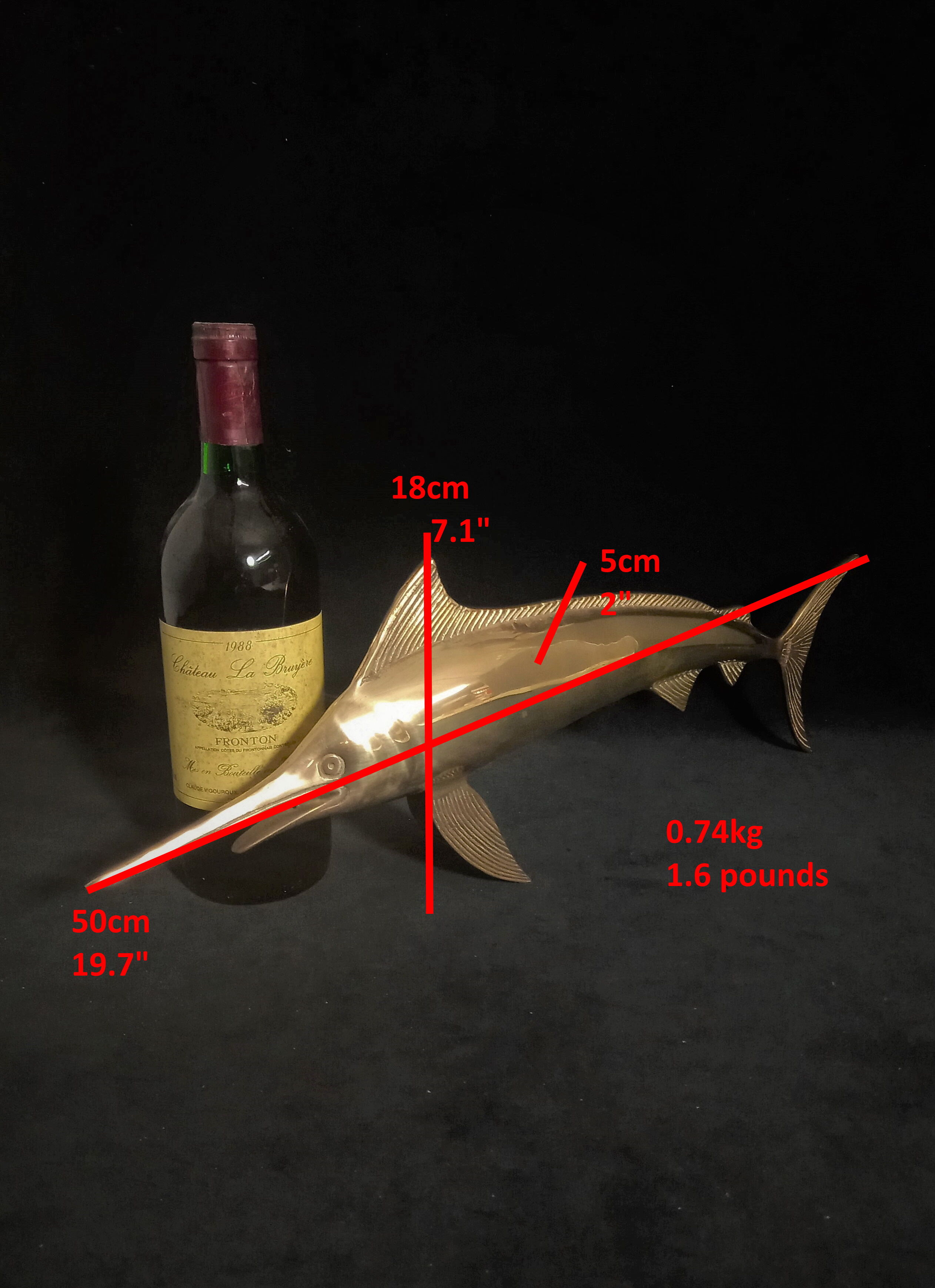 Brass swordfish