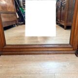 large Renaissance style oak mirror circa 1850