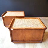 Roger Maugrion bedside tables for Roche Bobois 80s'