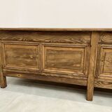 Comptoir ancien, table drapière des années 50