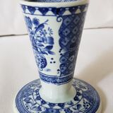 Bougeoir bleu blanc, Royal Sphinx Maastricht