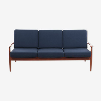 3-seater sofa by Grete Jalk, France Son, teak