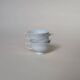 3 white cups