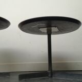 Round 1960 pull-out coffee tables
