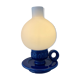 Vintage lamp of the 70s in ceramic and opaline