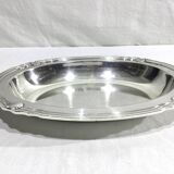 Gallia collection serving dish in silver metal