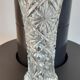 Vase en verre moulé années 50