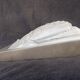 Art deco pressed glass sconce