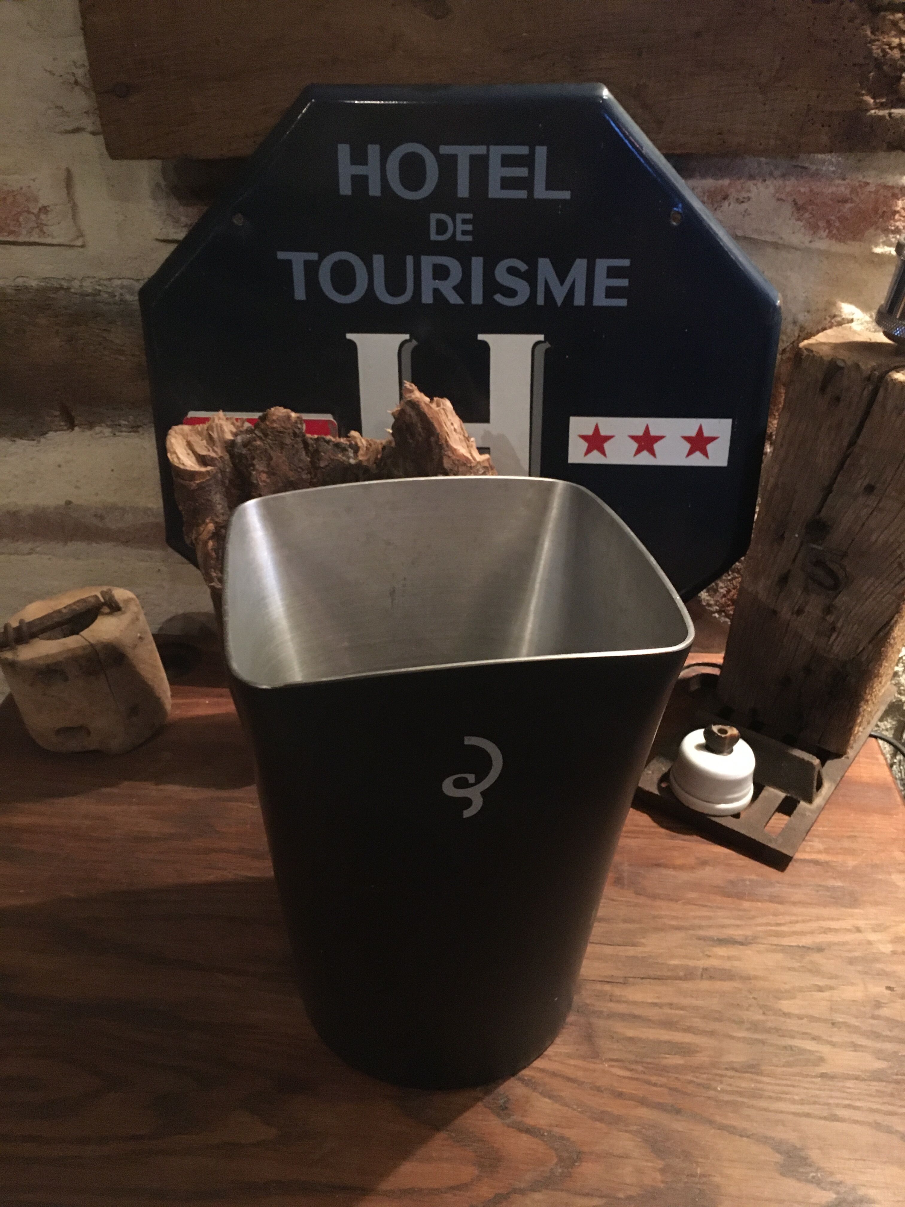Aluminum champagne bucket "Billecart-Salmon"
