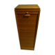 Vintage sliding curtain binder cabinet 60s