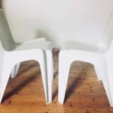 Stackable chair Bofinger BA 1171 by Helmut Bätzner