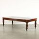 Antique English library table / writing table / desk from the 19th century