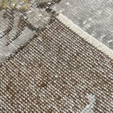Gray & Brown Classic Turkish Rug, 176x294Cm