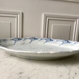 Oval iron clay dish K&G Lunéville model "Angèle" late 19th century
