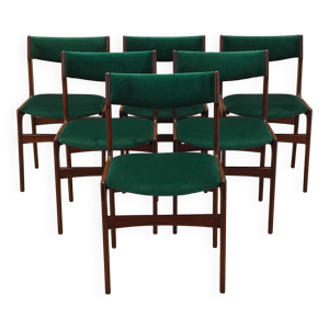 6 chaises en teck, Danemark