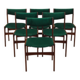 Set of six teak chairs, Danish design, 1970s, production: Denmark