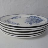 Iron earth 6 plates with butterfly entremets