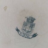 Duo of Gien plates, Floréal decor