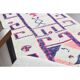 1970s Vintage Turkish Hand-Knotted Wool Cotton White Runner Rug 92x330