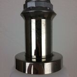 Opaline table lamp 70s space age foot baluster
