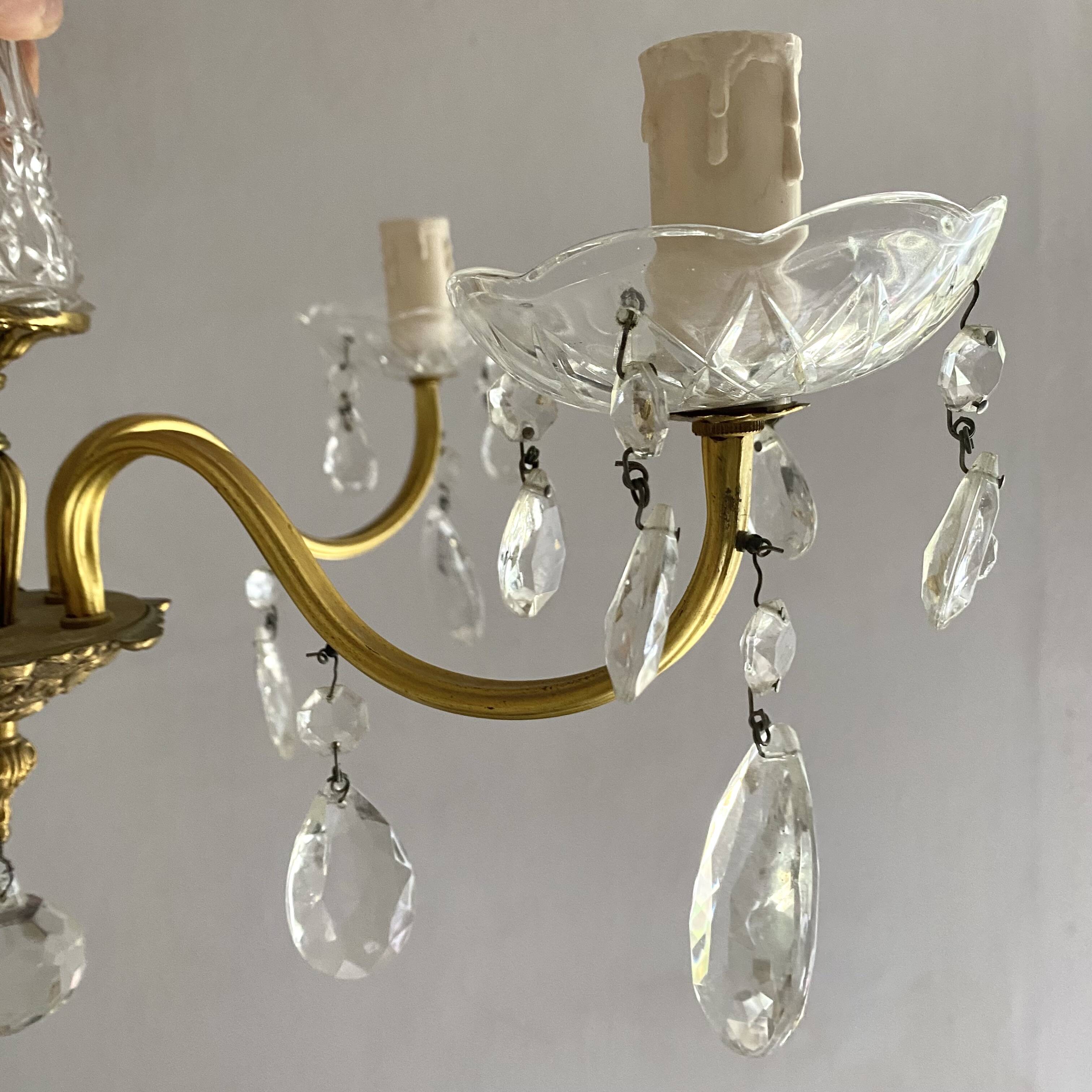 5-light tassel chandelier