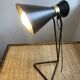 Vintage 1970s black metal cocotte lamp