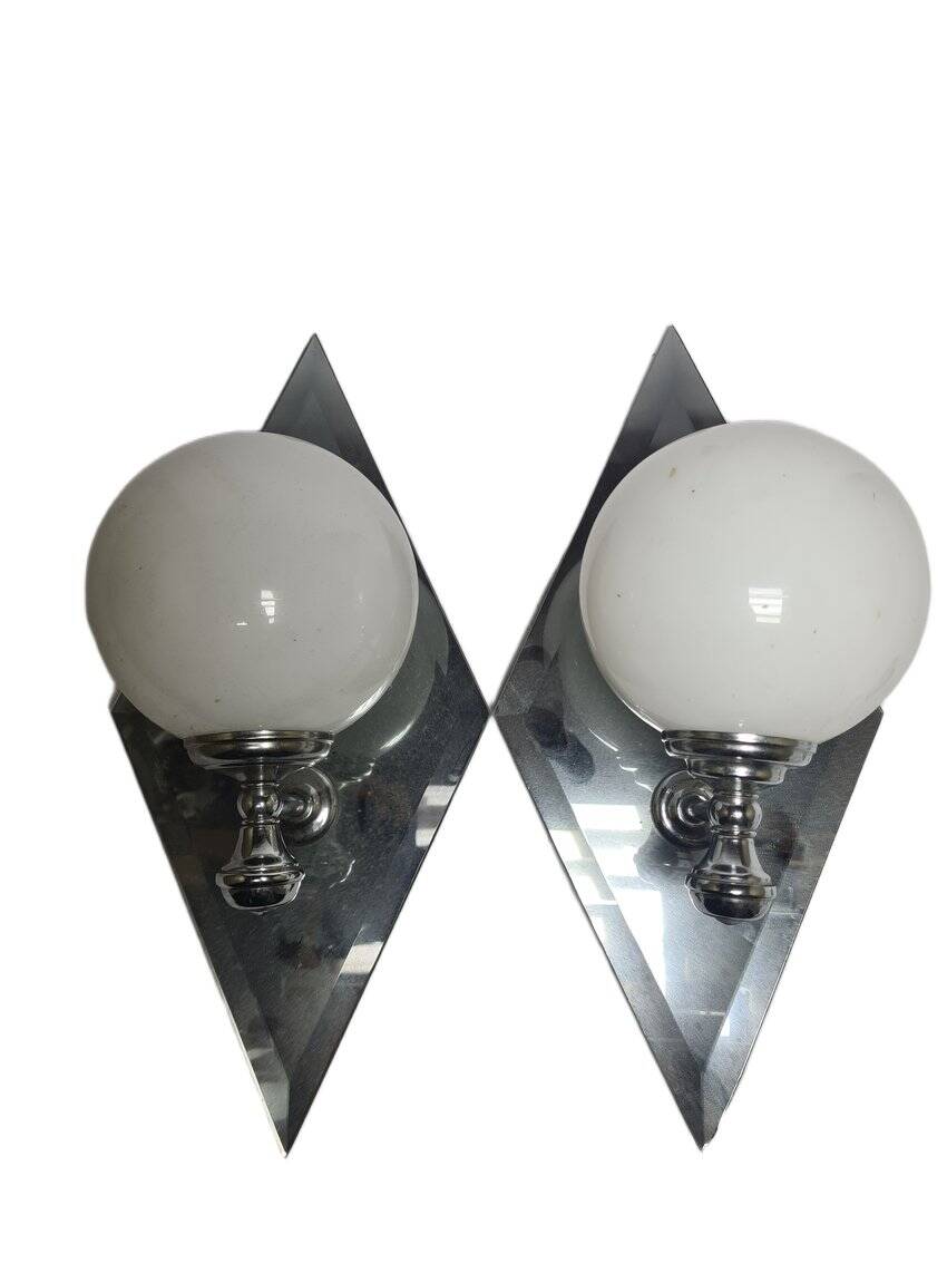 Art Deco sconces, Poland, 1960s, set of 2