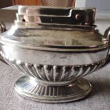 Vintage Silver Match Directoire solid silver desk lighter