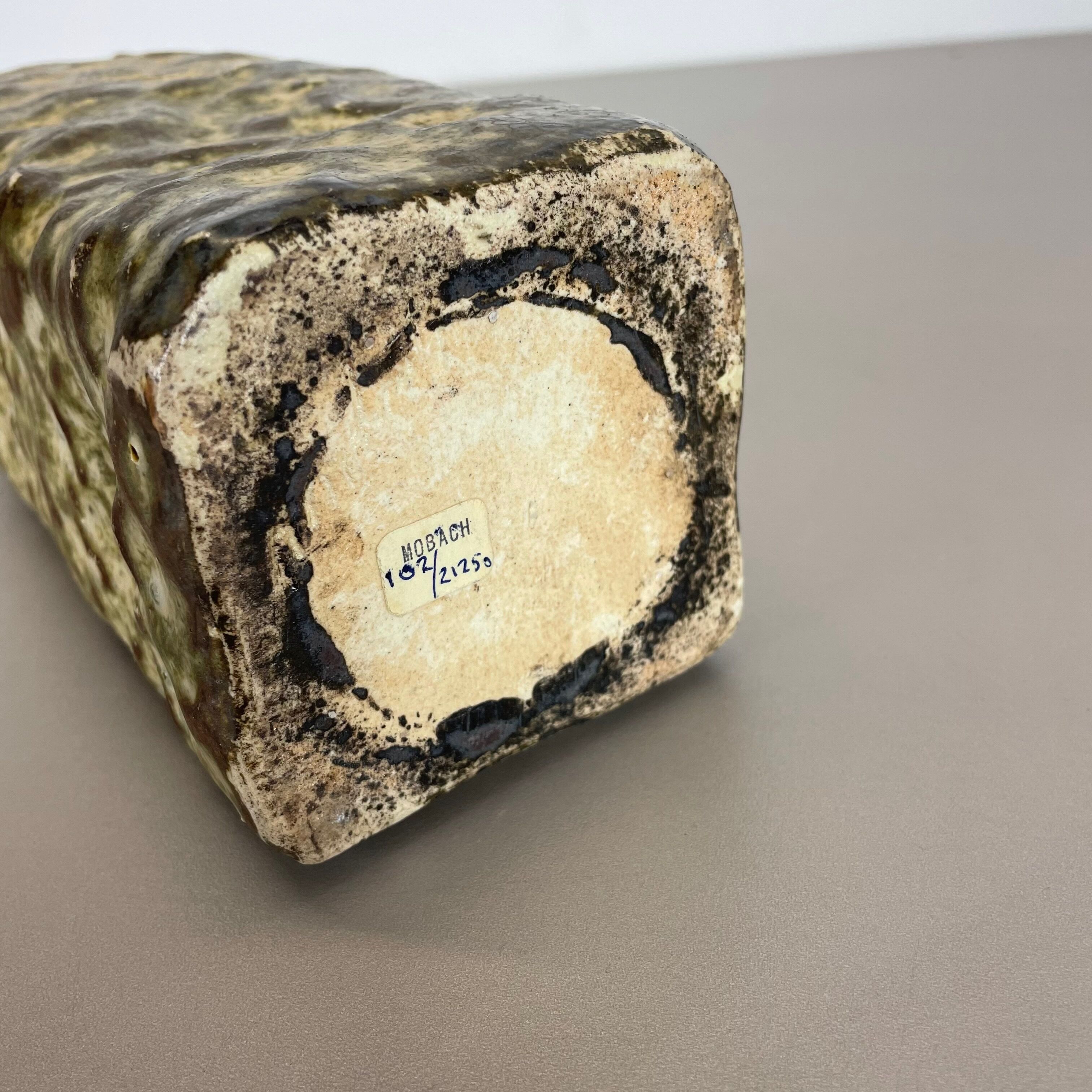 Original 1960 Ceramic Studio Pottery Vase by Piet Knepper for Mobach Netherlands