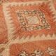Peach Vintage Moroccan Rug 173 x 277 cm, Berber Wool Rug, Handmade Rug Boho