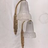 Pair of Art Deco period wall lamps