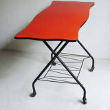 Orange roulette table