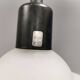 White glass UFO pendant lights by Design-Light, early 1990s Denmark