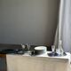 Vintage rectangular silver-plated tray with handles L37 W27 H1.5
