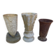 Set of 3 cast iron vases from 1900 from Charleville - Mézières
