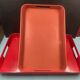 Orange and red plastic breakfast tray zak! & china vintage