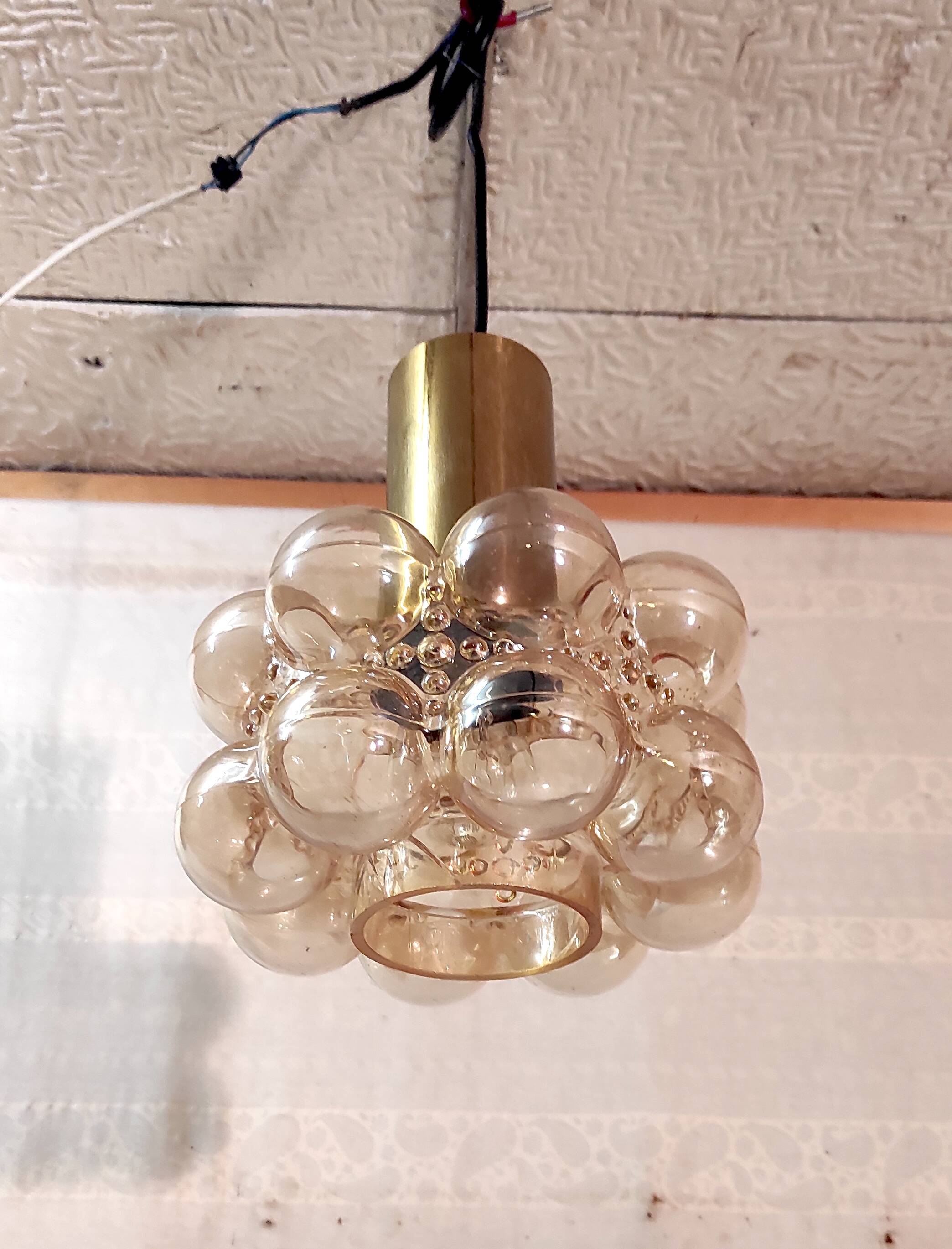 Suspension design bubble par Helena Tynell pour Limburg - années 60/70