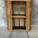 Vintage cocktail bar and its piare of stools - wicker and metal - 1960