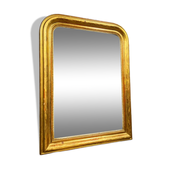 Miroir doré époque Louis Philippe vers 1830 83 X 64cm