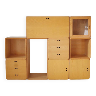 9 x Derk Jan de Vries Module Kommode Würfel Schrank Sideboard