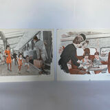 Set of 'train & accident' posters