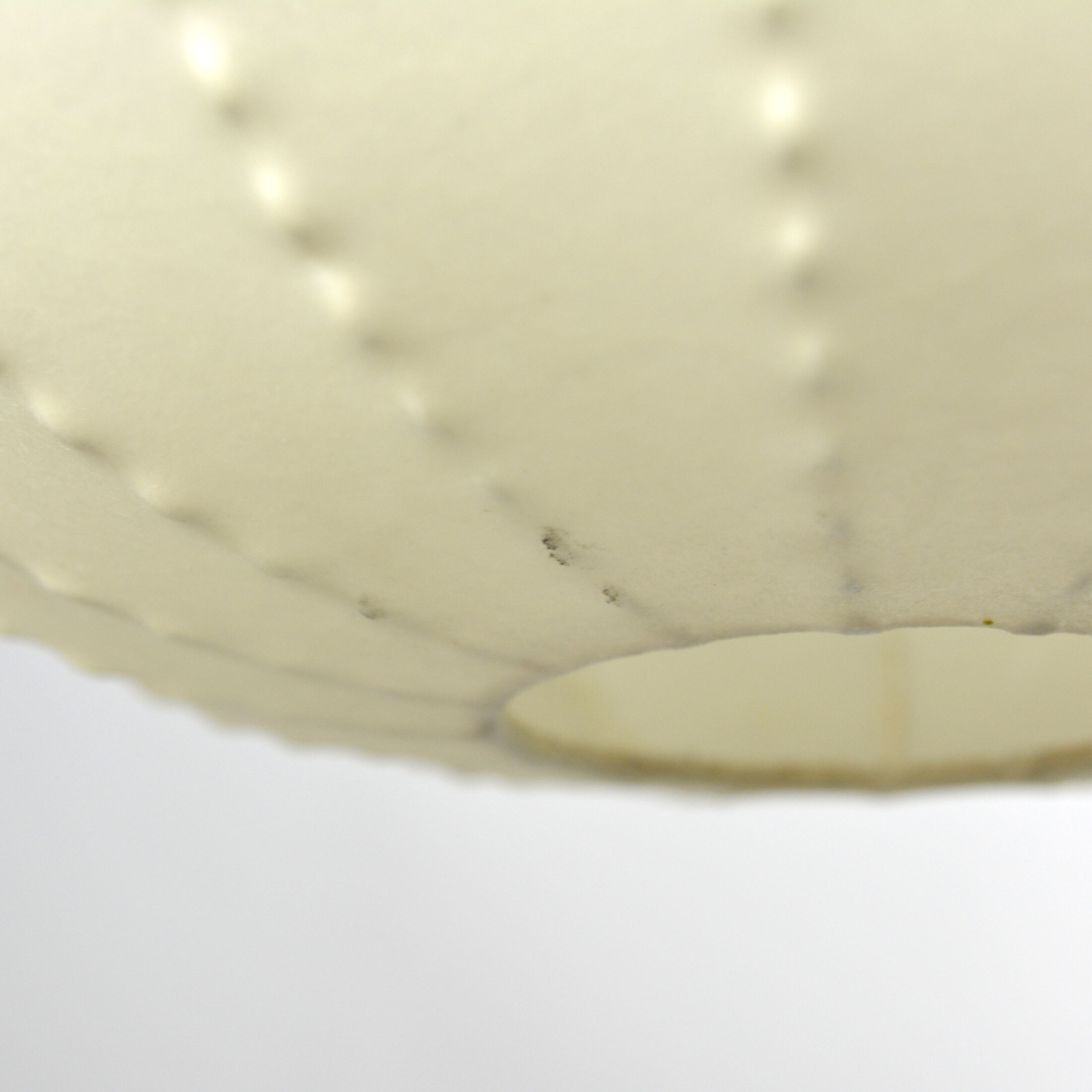 Ball Shaped Beige Pendant Lamp, Sweden - 1950s