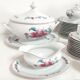 Limoges Bernardaud "Lhasa" porcelain table service 82 pieces