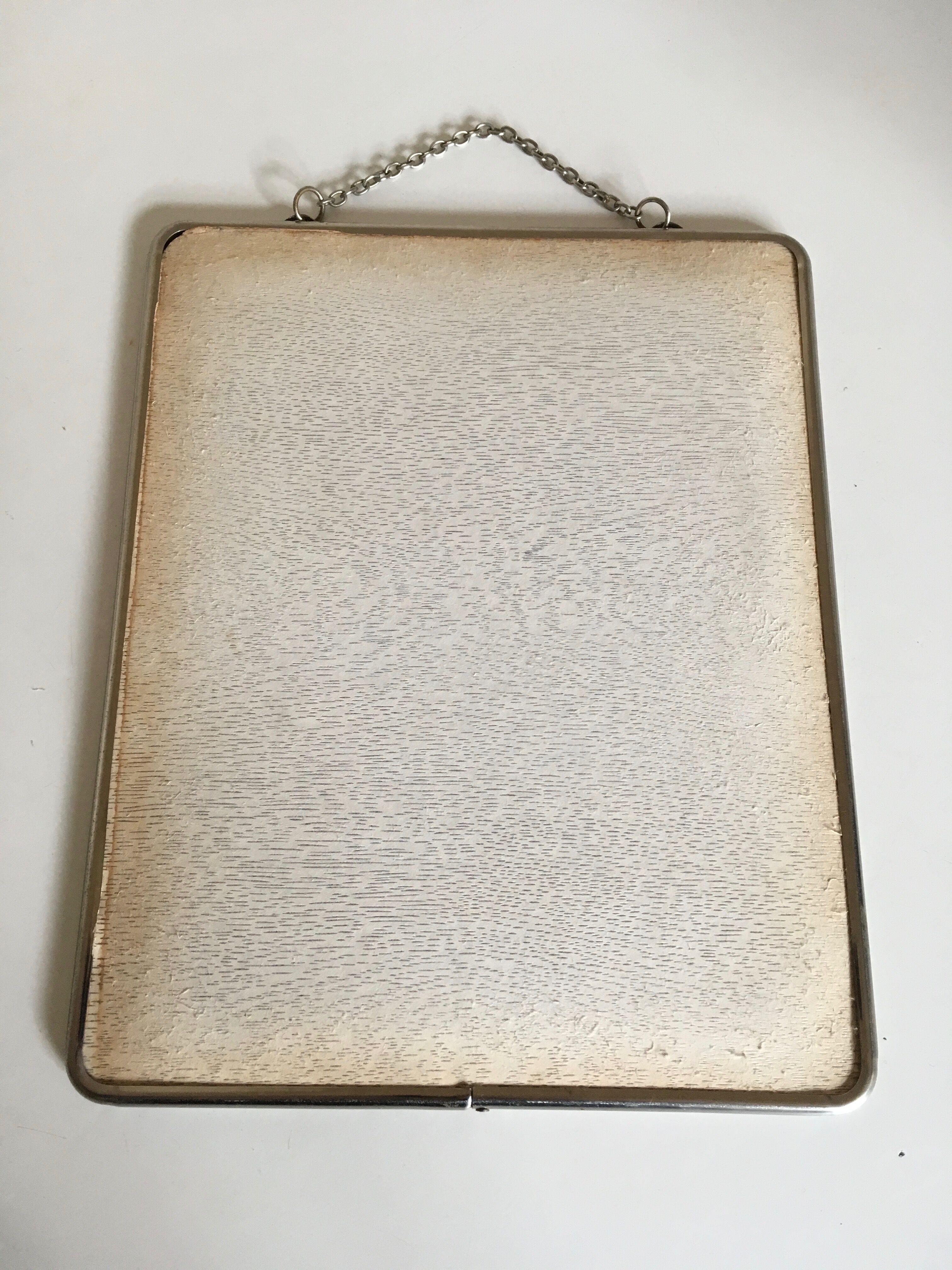 Barbershop mirror to hang 60 chrome plated 30,5x24,5cm