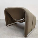 Set of 3 vintage Dutch design groovy chairs F598 'Wabi sabi'