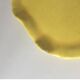 Assiette coupelle noire et jaune Vallauris