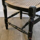 Provençal nursing chair with caned seat, around 1900