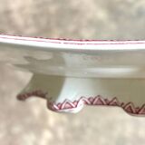 Clay cake plate Clairefontaine, "Indiana" service