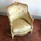 Silk bergère chair