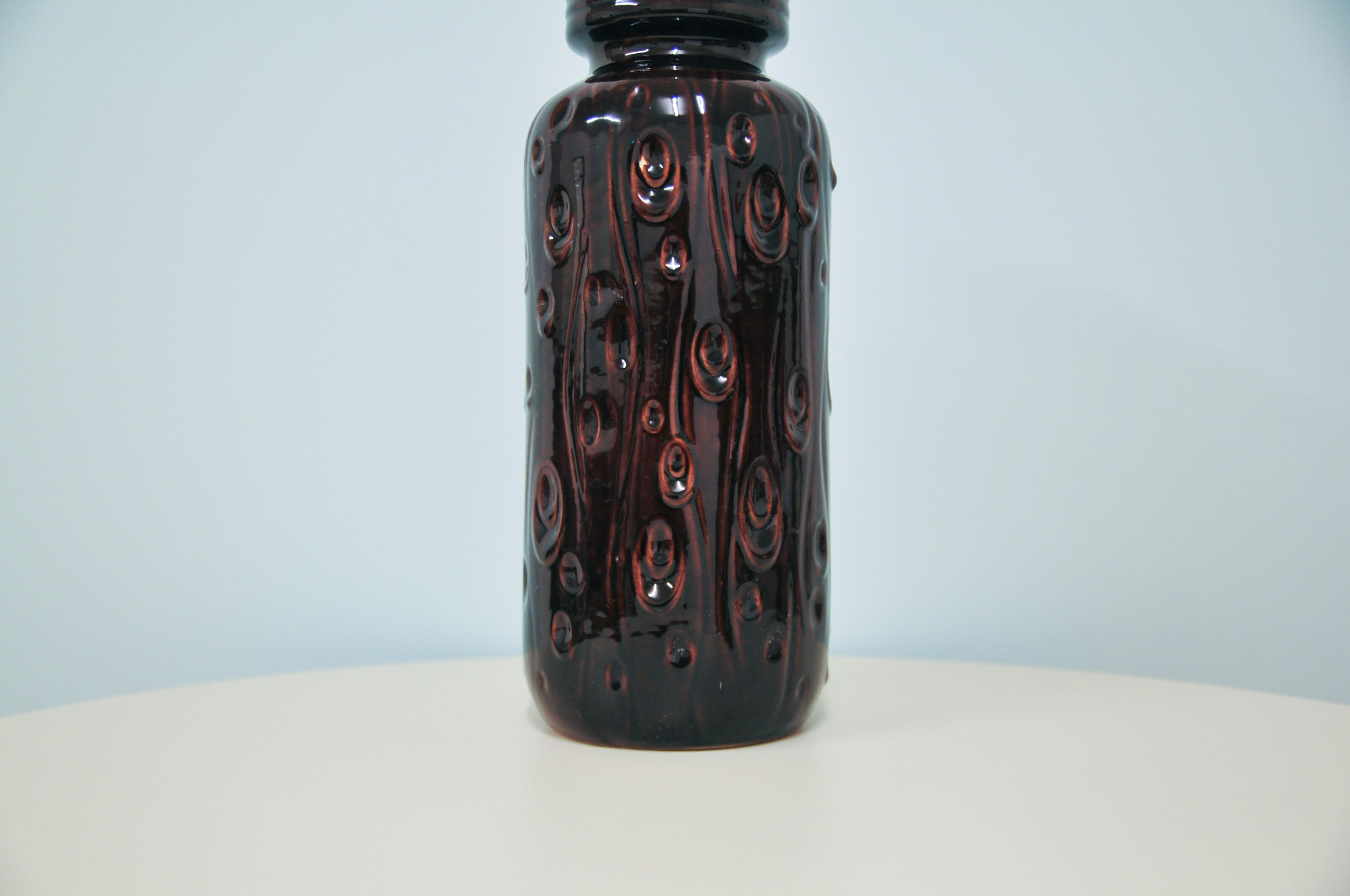 Vintage brown west germany vase